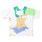 小雨屋さんは静かに暮らしていたいの少女は年中無休 All-Over Print T-Shirt