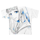 くぐえ さとのあおい おんなのこ All-Over Print T-Shirt