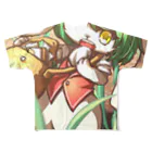 貴波てよりの配達うさぎ All-Over Print T-Shirt