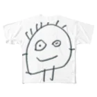 たまご人間のお店のたまご人間ロックTシャツ All-Over Print T-Shirt