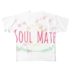 なちゅらるの脳内部屋のSOUL MATE フルグラフィックTシャツ