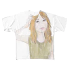 miho arieceの綺麗なお姉さん　No.1-2 フルグラフィックTシャツ