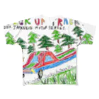 火田中土土介屋の燃ーえーるおとーこのーあーかーいトラックぅぅぅ〜♪ All-Over Print T-Shirt