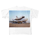 AAAstarsのスペースシャトル＆ボーイング747改 All-Over Print T-Shirt