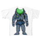 フジヤマシノビの堂　のASTRONAUT フルグラフィックTシャツ