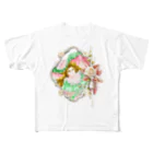 天野音色　癒し画像　healingのマディアン All-Over Print T-Shirt