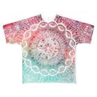 GEBC craftのcosmo mandala フルグラフィックTシャツ