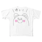 ‍なつみのゆるりくまさん フルグラフィックTシャツ