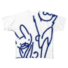 omotisanのうさぎさん All-Over Print T-Shirt