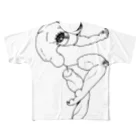 林派アート専門店のペン画シリーズ*004 フルグラフィックTシャツ