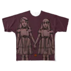 平●均のghost sisters フルグラフィックTシャツ