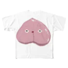 nerucoの桃田伯爵(仮） フルグラフィックTシャツ