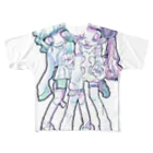 picnichanの女二人組 All-Over Print T-Shirt