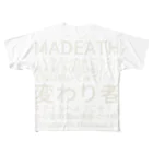 madeathのMADEATH宣伝Ｔ フルグラフィックTシャツ