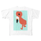 akikonのフラミンゴべぇちゃん All-Over Print T-Shirt