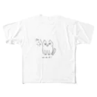 二毛猫のラクガキ All-Over Print T-Shirt