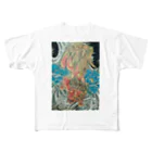 ひちふく堂　葉月のザ唐獅子 All-Over Print T-Shirt