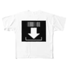 KXVKのバーコード All-Over Print T-Shirt