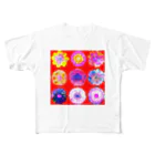 A'S WORLDのFLOWERS フルグラフィックTシャツ