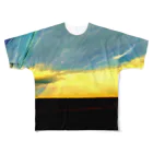 Razro@ship3の牧草畑の風景 All-Over Print T-Shirt