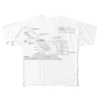 solid6629のカリブMAP フルグラフィックTシャツ フルグラフィックTシャツ