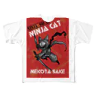 NINJA WARSのNINJA CAT All-Over Print T-Shirt