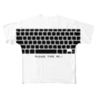 DOYLEEのTYPE ME. フルグラフィックTシャツ