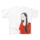 utatanekonoteの朱 All-Over Print T-Shirt