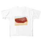 hinapooooonのラブ肉 フルグラフィックTシャツ