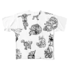 hitoureiのふしぎな幻獣コレクション All-Over Print T-Shirt