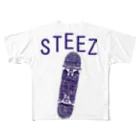 NIKORASU GOのスケボーデザイン「STEEZ」 All-Over Print T-Shirt