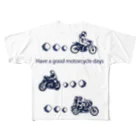 キッズモード某のモーターサイクル日記(NB) フルグラフィックTシャツ