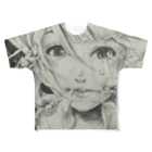 myosotis_310の溺れる フルグラフィックTシャツ