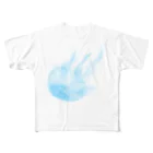 水飼 瓶魚のミズクラゲ-001 All-Over Print T-Shirt