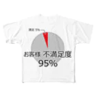 思う屋の恐ろしい数字 フルグラフィックTシャツ