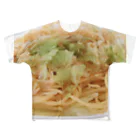 オンガクスグッズショップの醤油ごま油キャベツスパゲッティ🍝 Ongakus photo goods フルグラフィックTシャツ