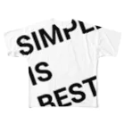 NEXT21のSIMPLE IS BEST フルグラフィックTシャツ