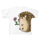 Kasaco's Design Roomのハリネズミ君 フルグラフィックTシャツ