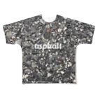 lifeworksのasphaltは硬い フルグラフィックTシャツ