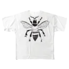 虫ですのハチのやつ フルグラフィックTシャツ