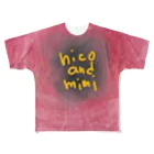 naokicchanのnicoandmimi02 フルグラフィックTシャツ