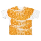 chicodeza by suzuriのみかんがいっぱい！面白おかしい果物グッズ All-Over Print T-Shirt