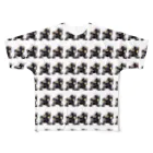 HELL DUMP人造人間SHOPのイラストサタン鈴木総柄Tシャツ All-Over Print T-Shirt