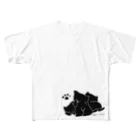 Rasen52のシンプルにゃん All-Over Print T-Shirt