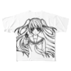 オペラの女子高生とリボルバー All-Over Print T-Shirt