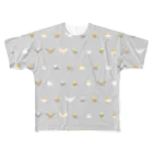 まめるりはことりのちみまめオカメインコちゃん【まめるりはことり】 All-Over Print T-Shirt