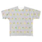 まめるりはことりのちみまめコザクラインコちゃん【まめるりはことり】 All-Over Print T-Shirt