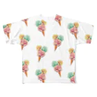 Melty Rogeeeのジェラート☆まみれ All-Over Print T-Shirt