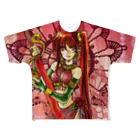 らんさんのテキトー手探り手抜きショップのルビー All-Over Print T-Shirt