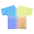 ひはせの幾何学的な All-Over Print T-Shirt